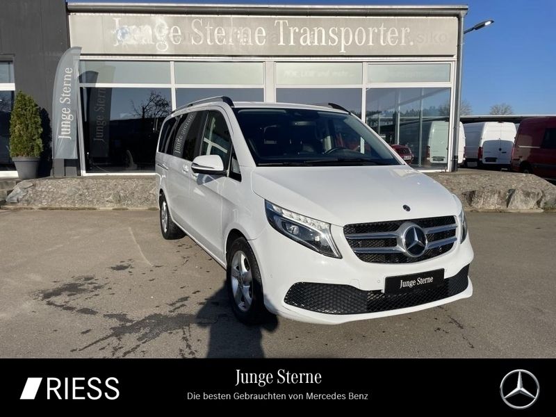 Bergkristallweiß metallic Gebraucht 2020 Mercedes V250 Edition Van / Kleinbus | 40.969 € (Superpreis) - Bild 1/4