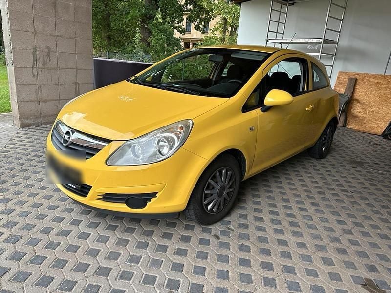 Gelb Gebraucht 2009 Opel Corsa Kleinwagen | 999 € (Guter Preis) - Bild 1/4