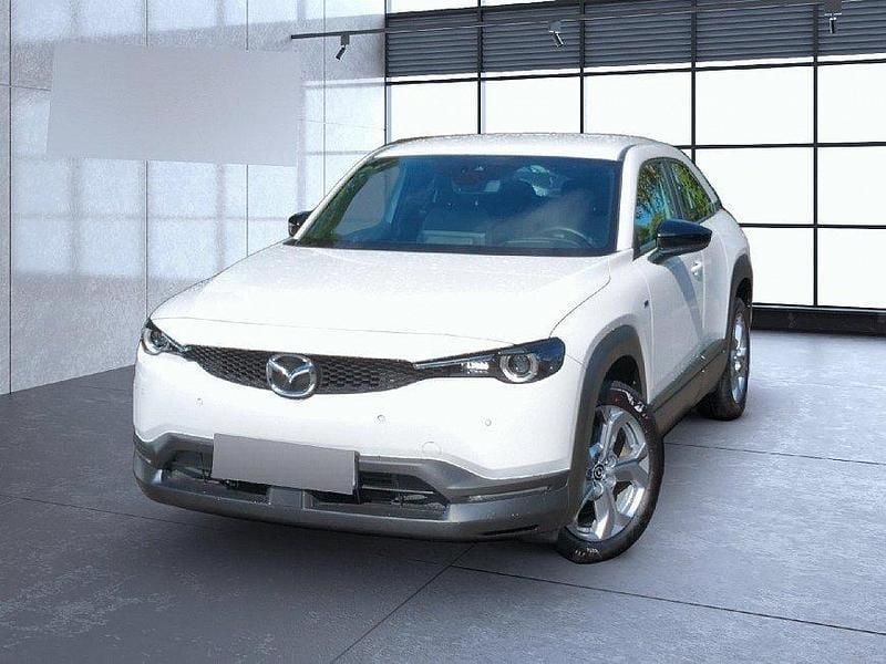 Arctic white (weiß) Gebraucht 2023 Mazda MX30 Exclusive-Line SUV | 23.290 € - Bild 1/4