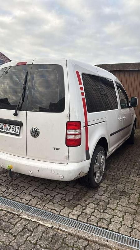 Gebraucht VW Caddy Edition 75 PS (55 kW) 2011 Weiß Van / Kleinbus
