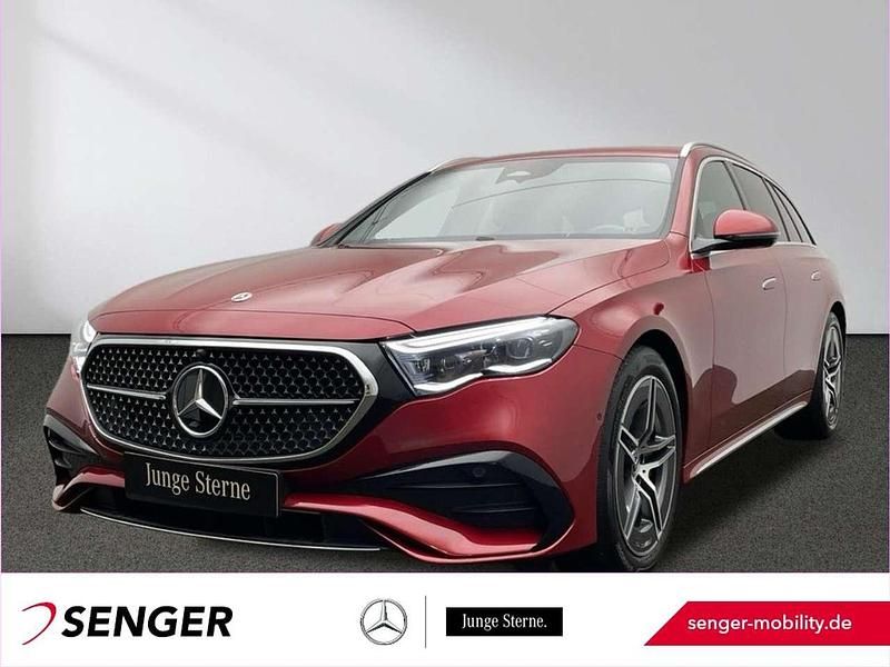 Rot Gebraucht 2024 Mercedes E200 AMG line Kombi | 54.390 € (Fairer Preis) - Bild 1/3