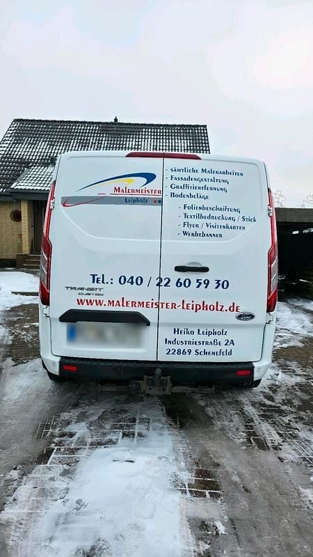 Gebraucht Ford Transit Custom 170 PS (125 kW) 2021 Weiß Van / Kleinbus