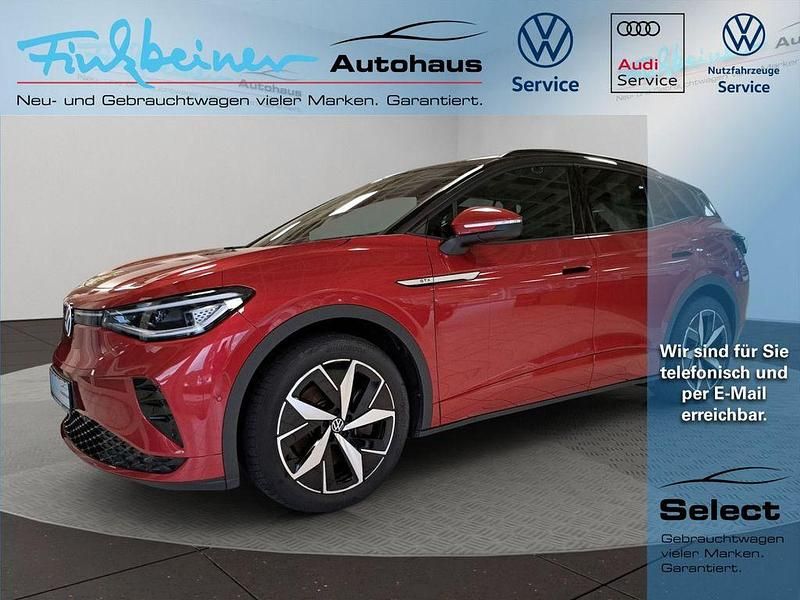 Kings red (rot), metallic Gebraucht 2022 VW ID.4 GTX SUV | 30.900 € (Guter Preis) - Bild 1/4