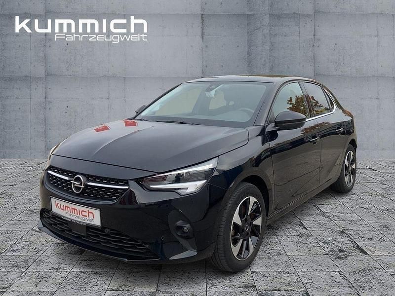 Diamant schwarz metallic (schwarz) Gebraucht 2021 Opel Corsa-e Elegance Kleinwagen | 16.390 € (Fairer Preis) - Bild 1/4