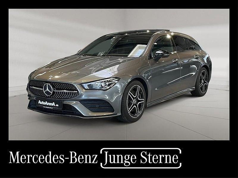 Metalliclack mountaingrau Gebraucht 2021 Mercedes CLA200 Shooting Brake AMG Kombi | 23.267 € (Fairer Preis) - Bild 1/4