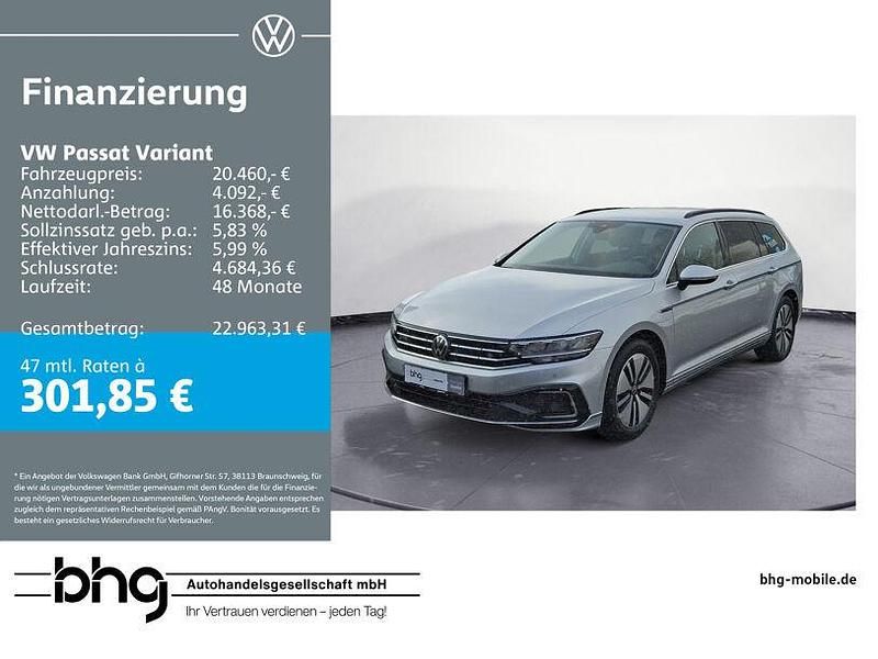 Gebraucht VW Passat GTE 218 PS (160 kW) 2020 Silber Kombi