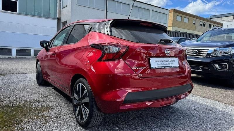 Gebraucht Nissan Micra Tekna 92 PS (67 kW) 2022 Rot Kleinwagen