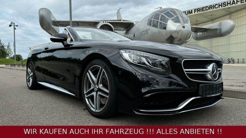 Obsidianschwarz metalliclack Gebraucht 2016 Mercedes S63 AMG AMG Cabrio | 102.900 € (Fairer Preis) - Bild 1/4