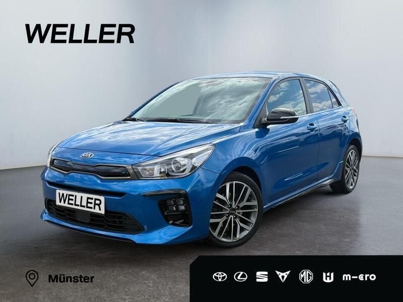 Blau Gebraucht 2021 Kia Rio GT-Line Limousine | 15.490 € (Superpreis) - Bild 1/3