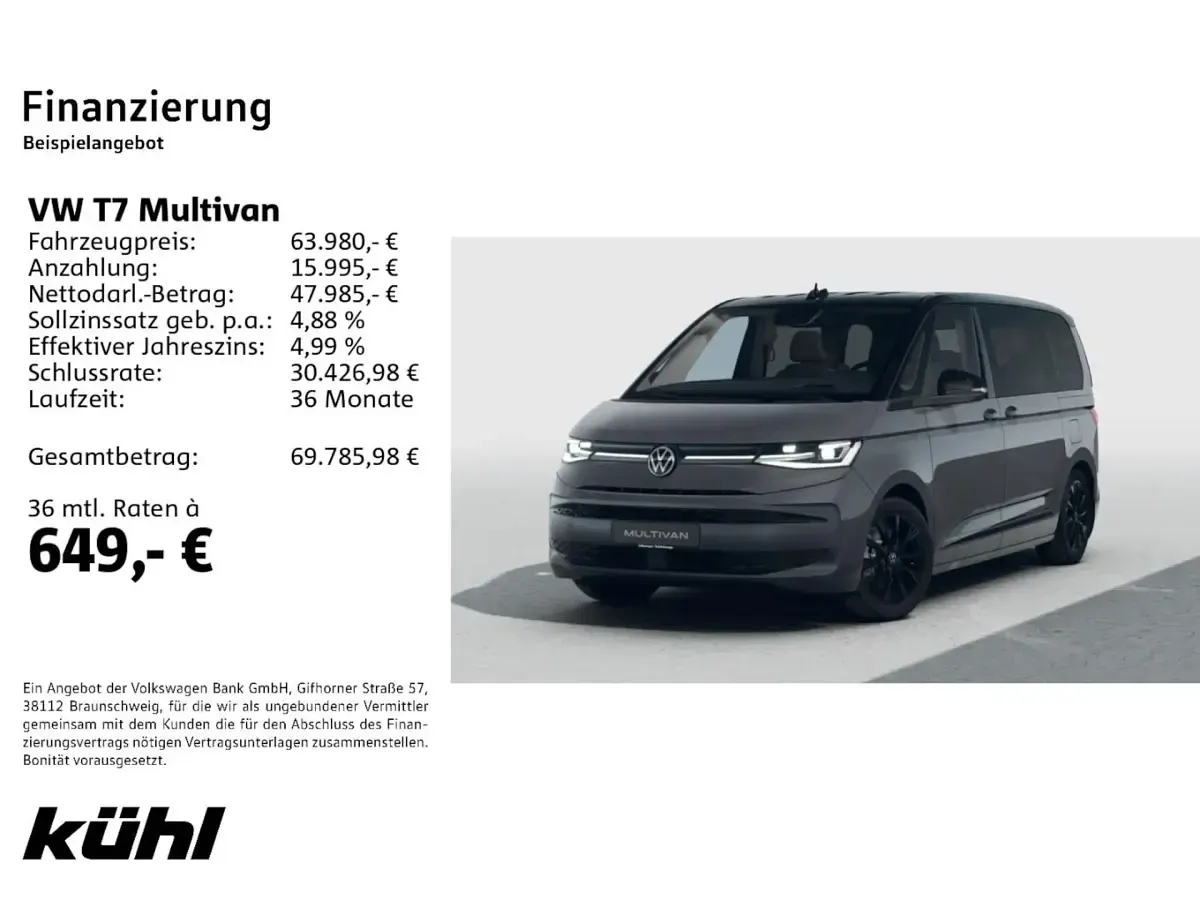 Używany VW Multivan Edition 150 KM (110 kW) 2025 Minivan