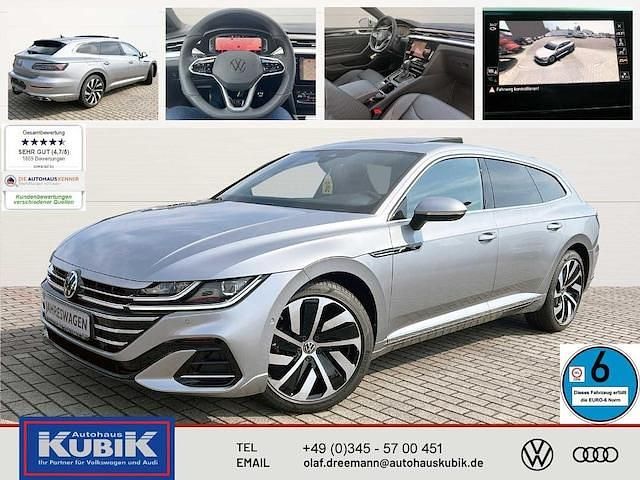 Pyritsilber metallic Gebraucht 2024 VW Arteon R-line Kombi | 49.850 € (Teuer) - Bild 1/4