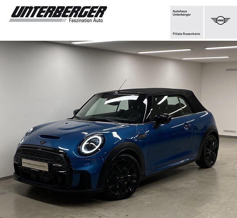 Island blue Gebraucht 2022 Mini John Cooper Works Cabriolet Cabrio | 32.890 € (Fairer Preis) - Bild 1/4