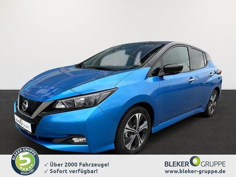 Vivid blue Gebraucht 2021 Nissan Leaf Kleinwagen | 14.480 € (Fairer Preis) - Bild 1/4