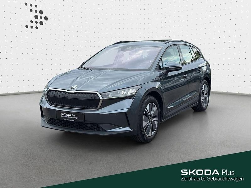 Quarzgrau metallic Gebraucht 2021 Skoda Enyaq iV SUV | 26.330 € (Fairer Preis) - Bild 1/4