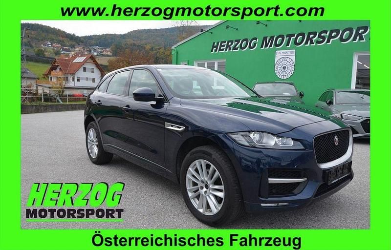 Blau Gebraucht 2016 Jaguar F-Pace R-Sport SUV | 8.940 € (Fairer Preis) - Bild 1/4