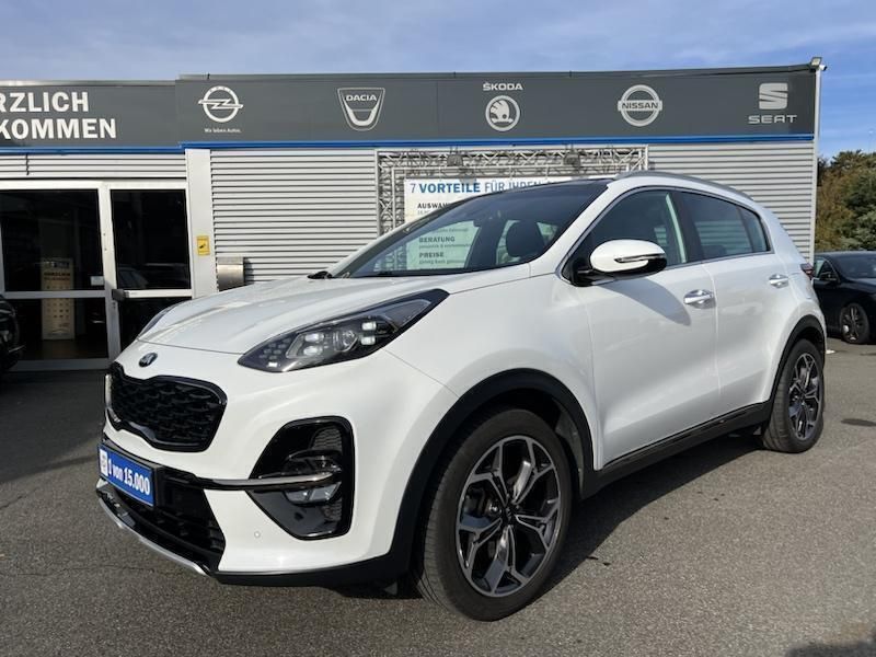 Weiß metallic Gebraucht 2020 Kia Sportage GT-Line SUV | 24.030 € (Etwas zu teuer) - Bild 1/4