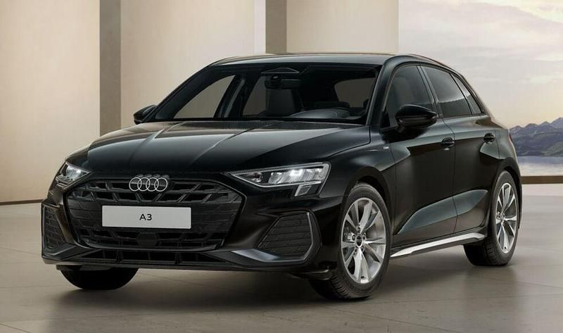 Mythosschwarz Neu 2025 Audi A3 S-Line Limousine | 35.990 € (Superpreis) - Bild 1/4