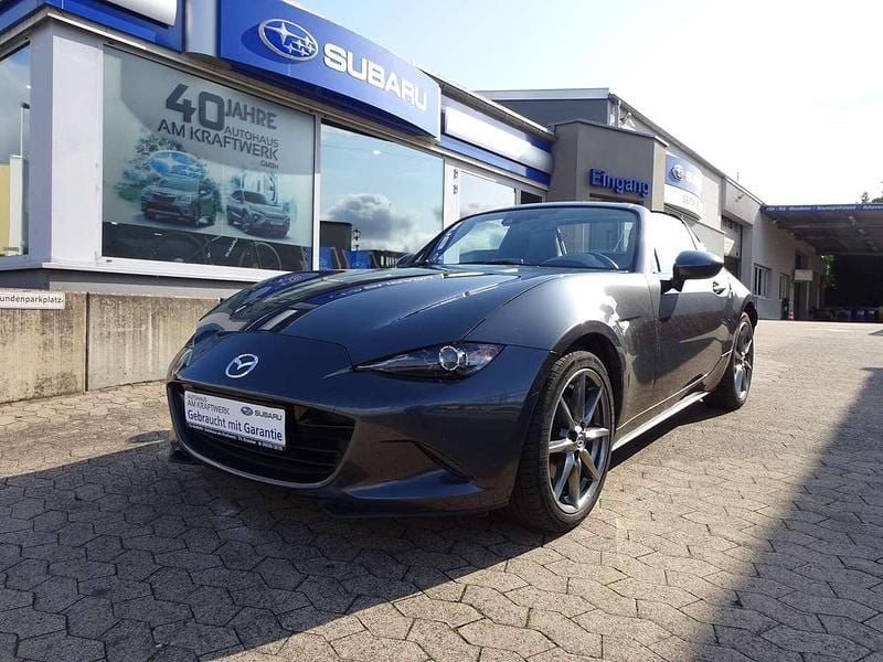Matrixgrau Gebraucht 2017 Mazda MX5 Sports-Line Cabrio | 21.450 € (Fairer Preis) - Bild 1/4