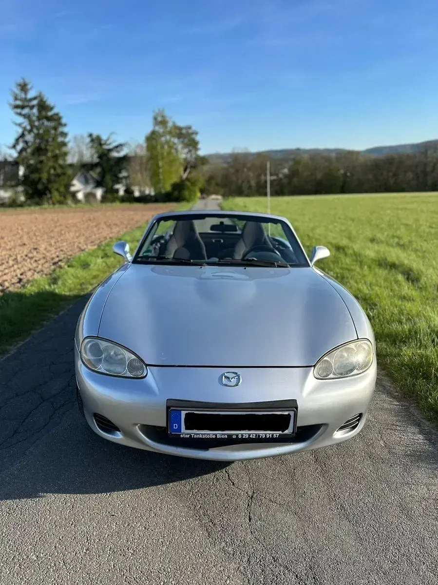 Gebraucht Mazda MX5 110 PS (80 kW) 2004 Silber Cabrio