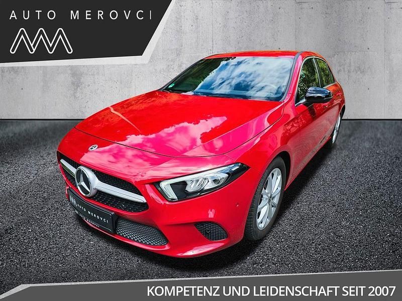 Rot Gebraucht 2019 Mercedes A200 Progressive Limousine | 22.420 € (Fairer Preis) - Bild 1/4