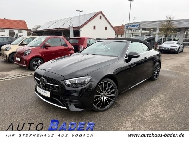 Schwarz Gebraucht 2023 Mercedes E400 AMG line Cabrio | 75.400 € - Bild 1/4