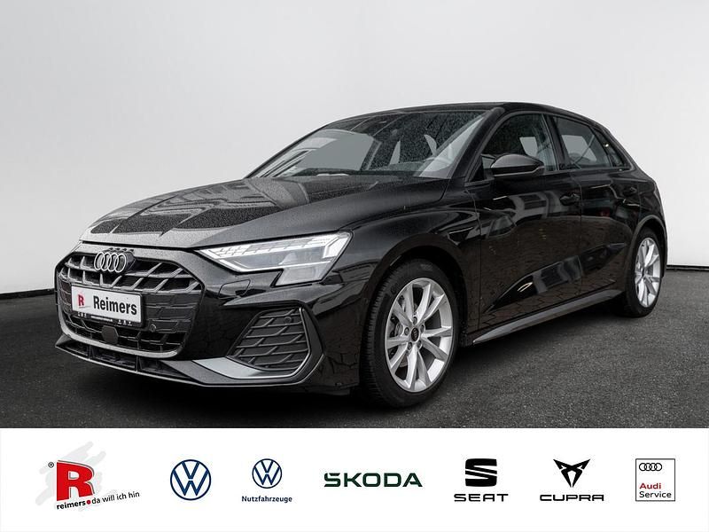 Schwarz Gebraucht 2024 Audi A3 S-Line | 34.240 € (Fairer Preis) - Bild 1/4