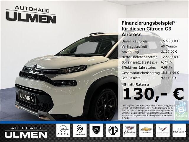 Weiss Gebraucht 2023 Citroën C3 Aircross PureTech SUV | 15.685 € (Fairer Preis) - Bild 1/4