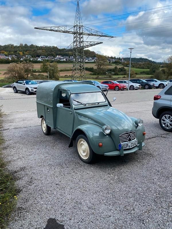 Grün Gebraucht 1962 Citroën 2CV Abholung | 11.500 € - Bild 1/4
