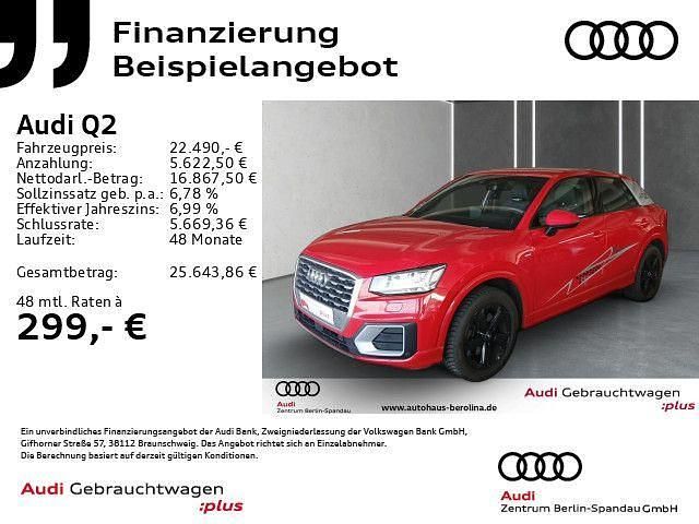Gebraucht Audi Q2 S-Line 150 PS (110 kW) 2018 Rot SUV