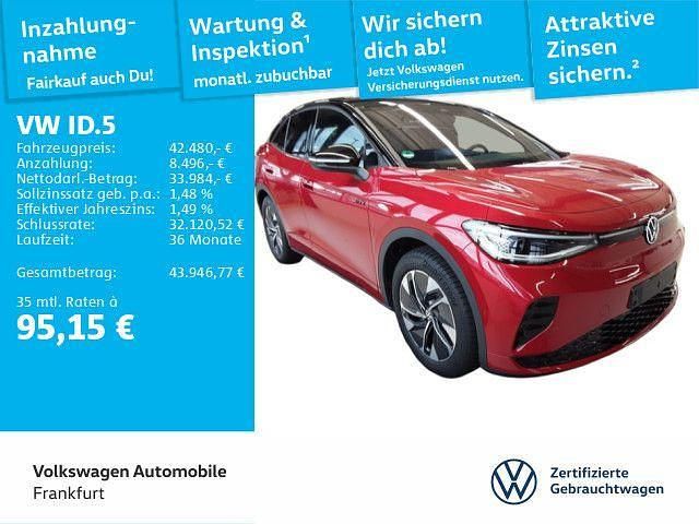 Kings red metallic Gebraucht 2025 VW ID.5 GTX SUV | 42.480 € (Fairer Preis) - Bild 1/4