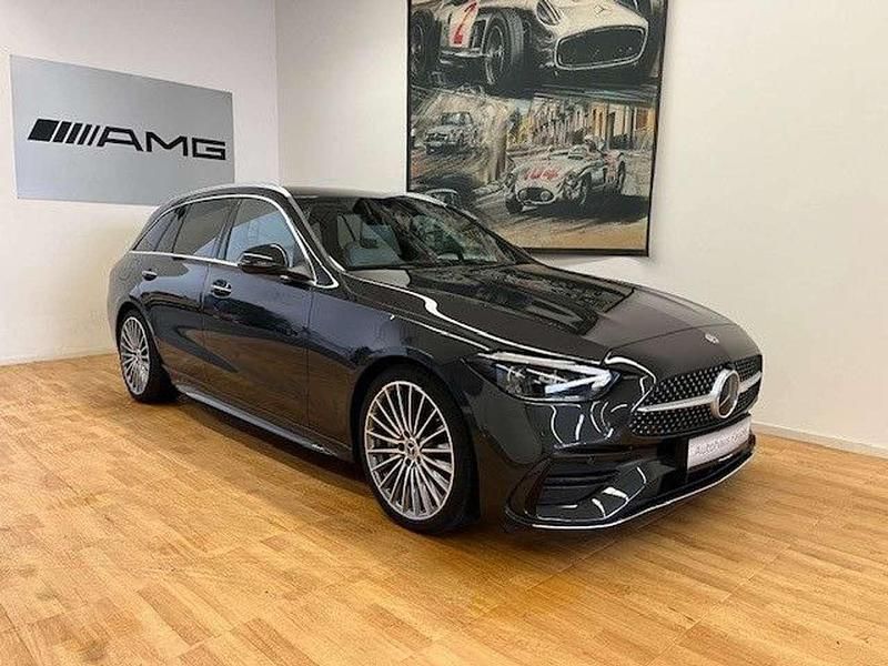 Grafitgrau metalliclack Gebraucht 2025 Mercedes C300 AMG line Kombi | 47.600 € (Fairer Preis) - Bild 1/4