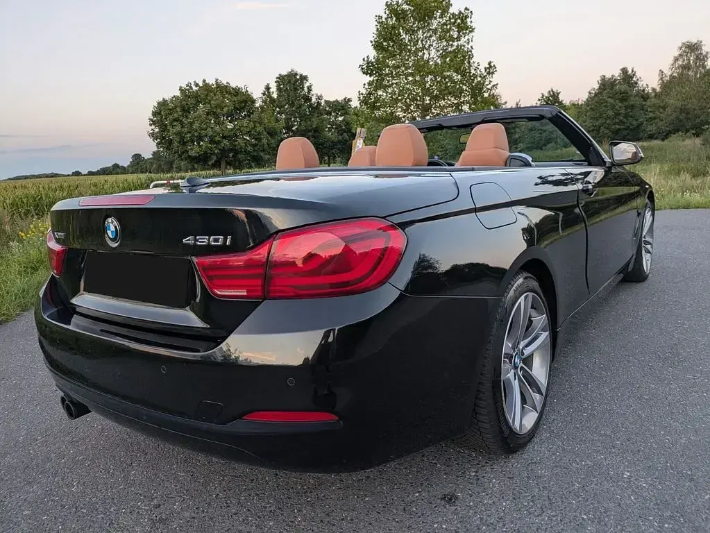 Gebraucht BMW 430 Cabriolet Sport Line 252 PS (185 kW) 2017 Schwarz Cabrio