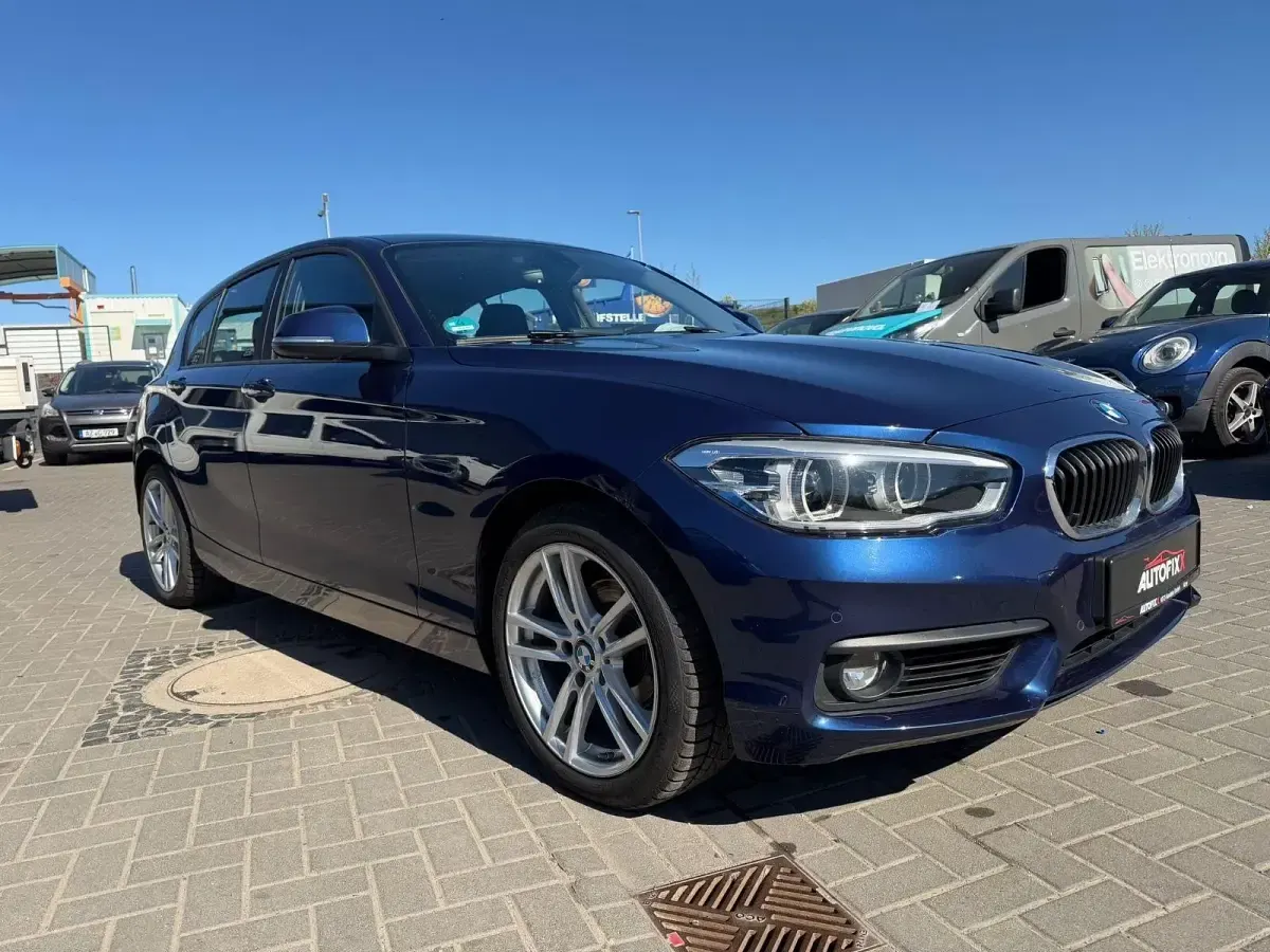 Brugt BMW 116 Advantage 109 HK (80 kW) 2018 Blå Hatchback