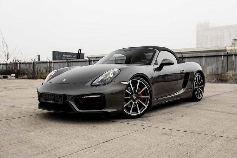 Grau Gebraucht 2015 Porsche Boxster GTS Cabrio | 46.999 € (Superpreis) - Bild 1/4