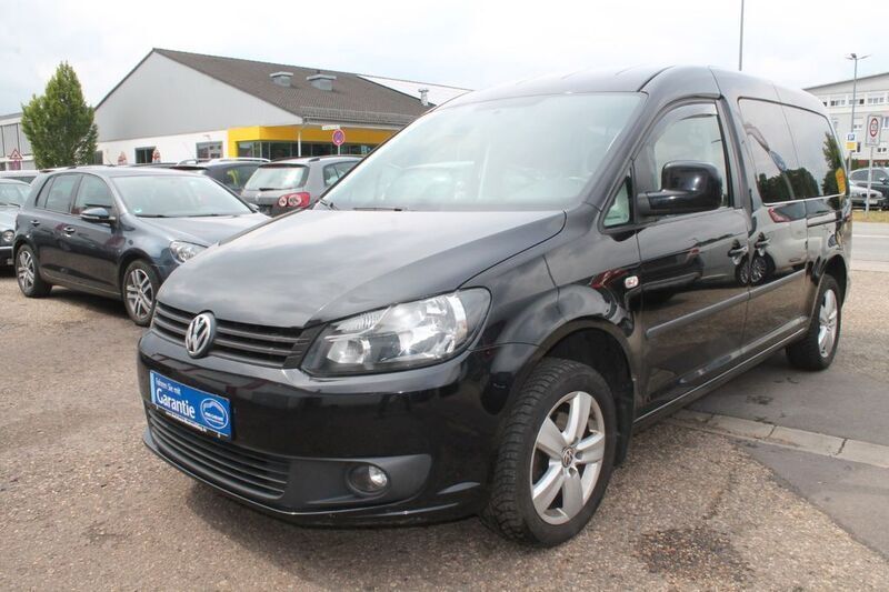 Schwarz Gebraucht 2012 VW Caddy Maxi Van / Kleinbus | 7.499 € (Guter Preis) - Bild 1/4