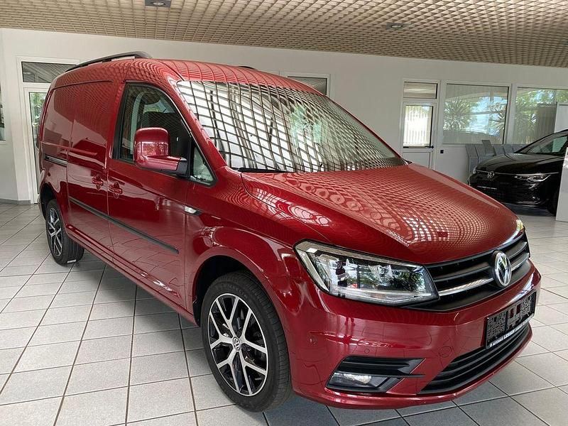 Gebraucht VW Caddy Maxi Trendline 150 PS (110 kW) 2019 Rot Van / Kleinbus