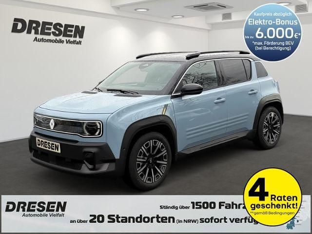 Kumulusblau mit schwarzem dac Neu 2026 Renault 4 E-Tech Iconic SUV | 35.790 € (Fairer Preis) - Bild 1/4