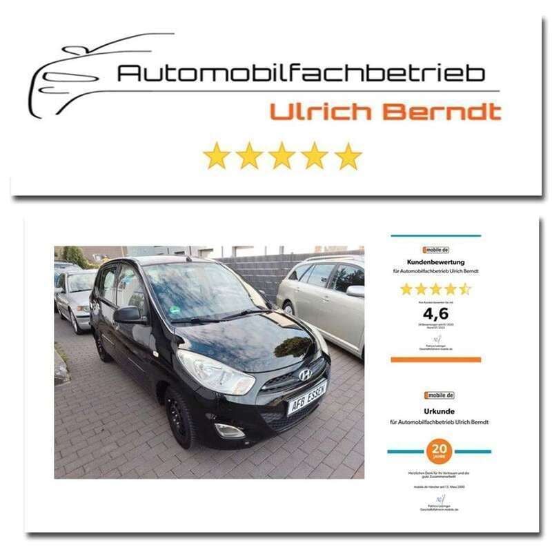 Schwarz Gebraucht 2012 Hyundai i10 Kleinwagen | 4.400 € (Fairer Preis) - Bild 1/4