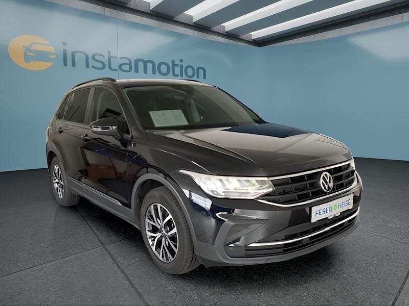 Schwarz Gebraucht 2021 VW Tiguan SUV | 23.449 € (Superpreis) - Bild 1/4