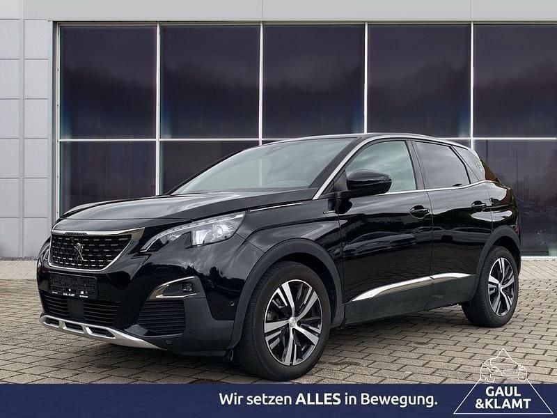 Lackierung schwarz perla nera/me (metallic) Gebraucht 2019 Peugeot 3008 Allure SUV | 14.490 € (Fairer Preis) - Bild 1/4