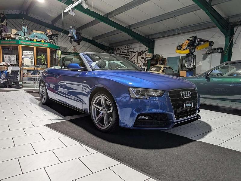 Blau Gebraucht 2016 Audi A5 Cabriolet Advanced Cabrio | 20.900 € (Fairer Preis) - Bild 1/4