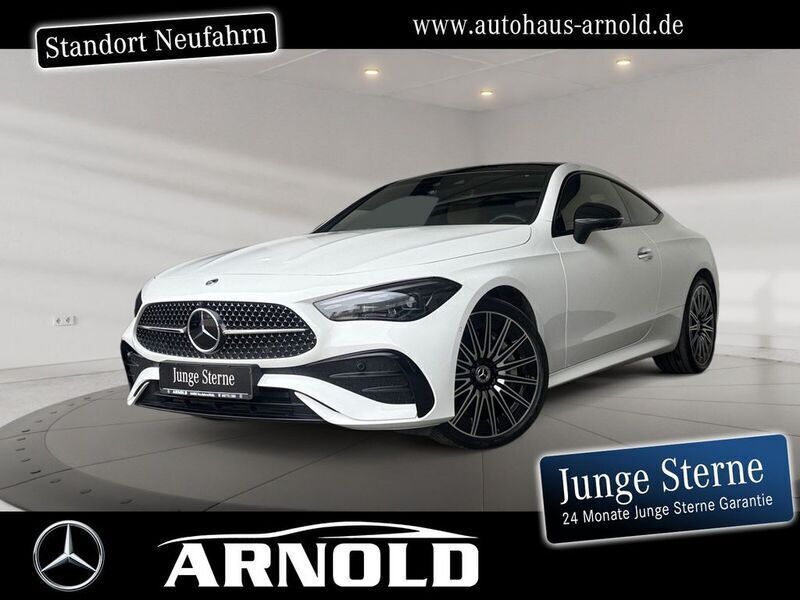 Polarweiß Gebraucht 2024 Mercedes 450 AMG line Coupé | 70.850 € - Bild 1/4