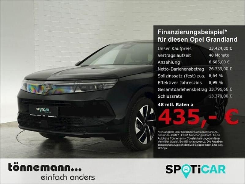 Schwarz Gebraucht 2024 Opel Grandland X SUV | 33.424 € (Etwas zu teuer) - Bild 1/4