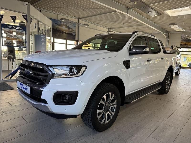 Frostweiß Gebraucht 2021 Ford Ranger Wildtrack Abholung | 32.990 € (Superpreis) - Bild 1/4