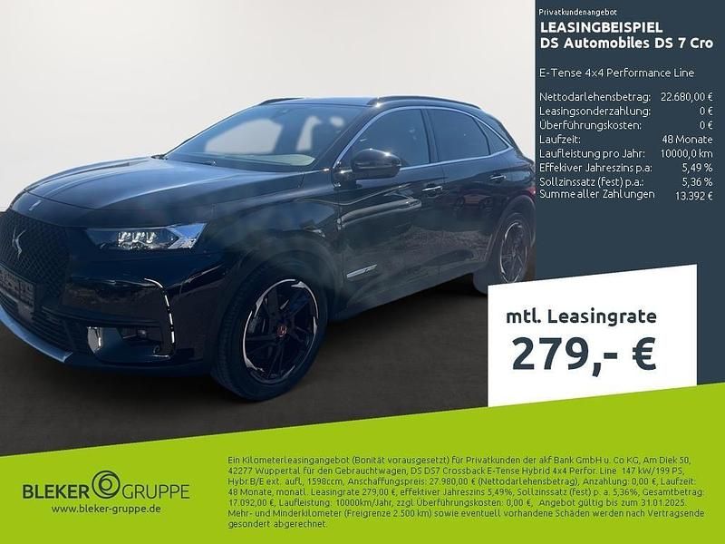 Schwarz Gebraucht 2020 DS Automobiles DS7 Crossback Performance SUV | 22.680 € (Guter Preis) - Bild 1/3