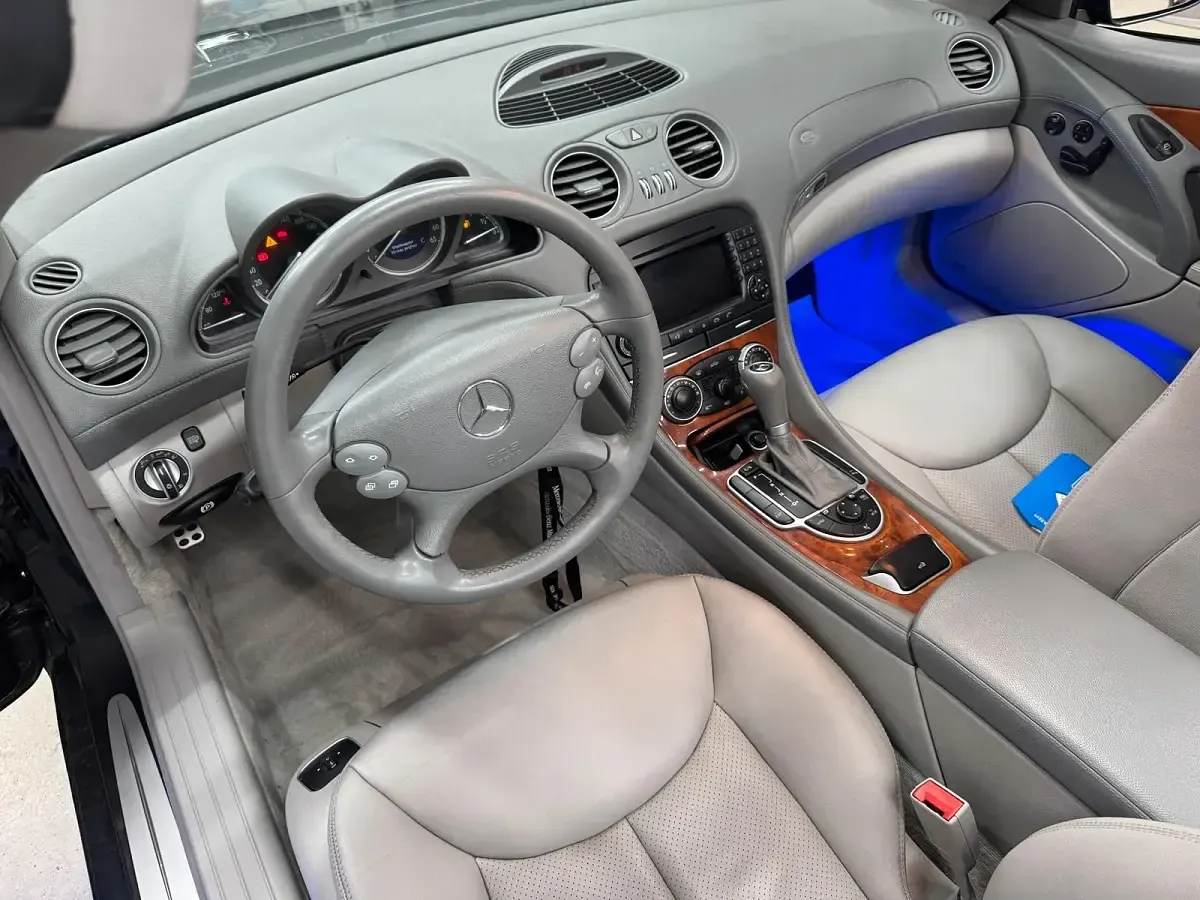 Gebraucht Mercedes SL500 306 PS (225 kW) 2006 Blau Cabrio