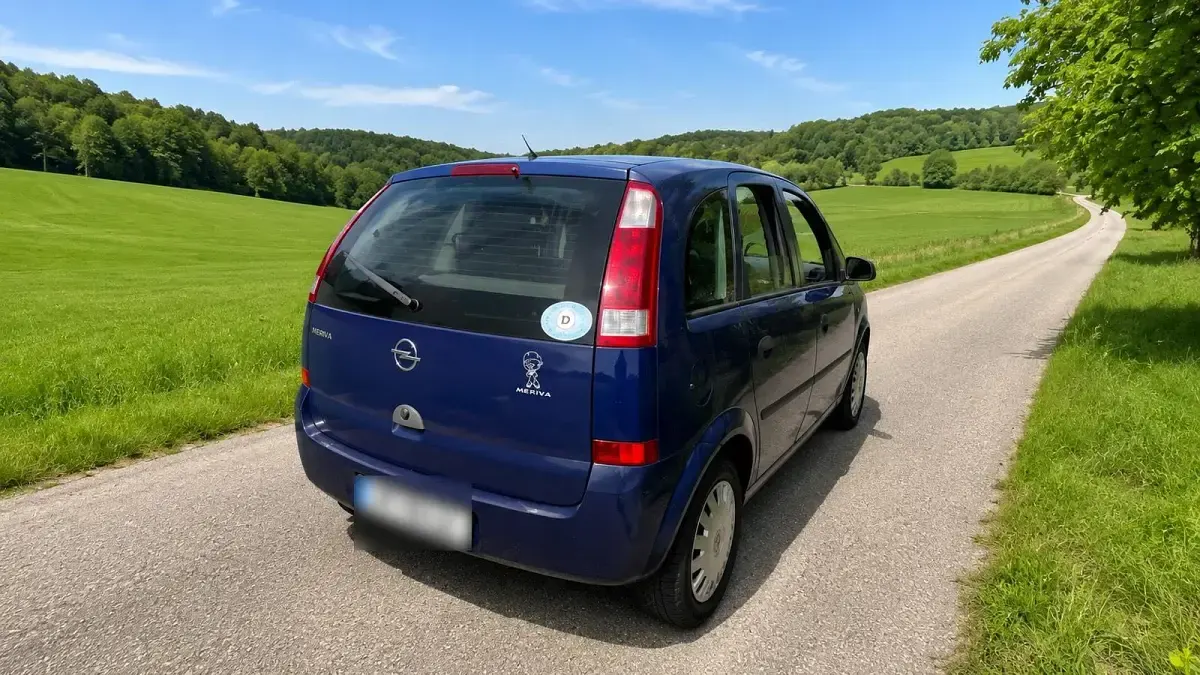 Gebraucht Opel Meriva 101 PS (74 kW) 2003 Blau Van / Kleinbus