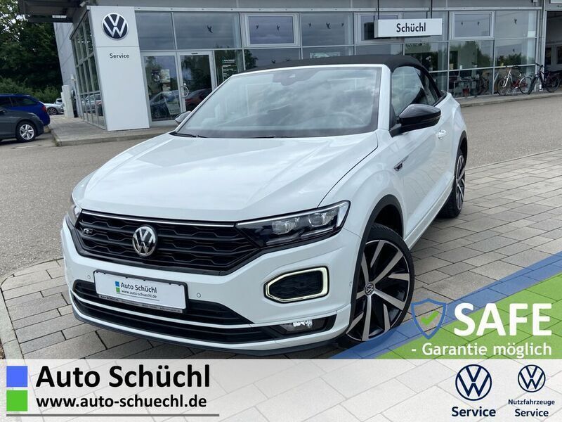 Weiß Gebraucht 2021 VW T-Roc Cabriolet R-line Cabrio | 29.470 € (Fairer Preis) - Bild 1/4
