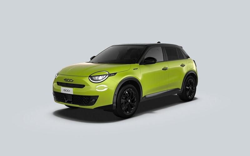 Neu Fiat 600 Sport 145 PS (106 kW) 2025 Grün (acid grün/dach schwarz) SUV