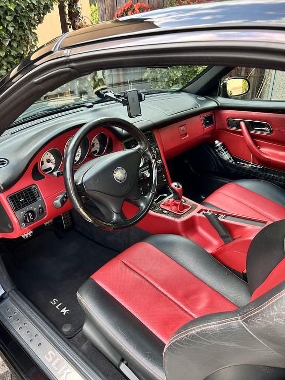 Gebraucht Mercedes SLK200 163 PS (119 kW) 2002 Schwarz Cabrio